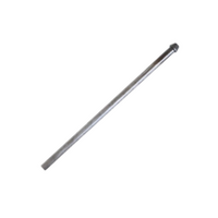 UNIVERSAL EXHAUST HANGER ROD 12MM x 300MM SINGLE HEAD MILD STEEL