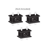 EXHAUST RUBBER MOUNT KIT FITS TOYOTA LANDCRUISER FZJ80R 4.5L 6CYL 8/92-7/98