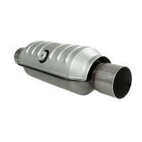 UNIVERSAL EURO 6 ROUND CAT CONVERTER - 2.5" (63MM) 400 CPSI WITH CENTRE O2 (SA6250R2C)