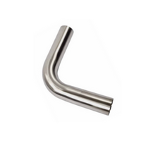 1.5" 38MM X 90 DEGREE MANDREL BEND 304 STAINLESS STEEL EXHAUST PIPE (SSB15090-304)