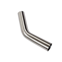 1.58" 41MM X 45 DEGREE MANDREL BEND 304 STAINLESS STEEL EXHAUST PIPE (SSB15845-304)