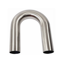 2" 51MM X 180 DEGREE MANDREL BEND STAINLESS STEEL EXHAUST PIPE (SSB200180-304)