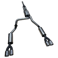 MANTA CATBACK EXHAUST SYSTEM WITH QUAD TIPS FITS CHEVROLET SILVERADO 1500 ZR1 6.2L V8 (SSMKCH0011)