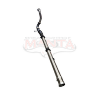 MANTA TURBO BACK 4" EXHAUST SYSTEM SUITS OEM TAILPIPE (DPF DELETE) FITS CHEVROLET SILVERADO 2500 HD LTZ 6.6L TD V8 - CAT/PIPE ONLY (SSMKCH0030)