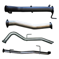 MANTA 3" TURBO BACK EXHAUST WITH NO CAT/NO MUFFLER FITS NISSAN NAVARA D23 NP300 2.3L TD 4CYL 2015-ON (SSMKNI0092)