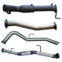MANTA 3" TURBO BACK EXHAUST WITH CAT/HOTDOG FITS NISSAN NAVARA D23 NP300 2.3L TD 4CYL 2015-ON (SSMKNI0093)