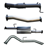 MANTA 3" TURBO BACK EXHAUST NO CAT/WITH MUFFLER FITS NISSAN NAVARA D23 NP300 2.3L TD 4CYL 2015-ON (SSMKNI0096)