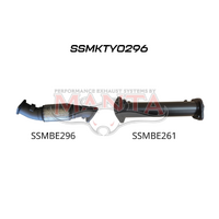 MANTA 3" STAINLESS STEEL DPF DELETE PIPE FITS TOYOTA LANDCRUISER VDJ79R 4.5L V8 2016-2025 - NO CAT (SSMKTY0296)
