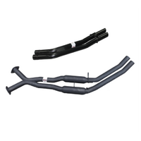 REDBACK TWIN 2.5" CATBACK HOTDOG/STRAIGHT TAILPIPE EXHAUST SYSTEM FITS HOLDEN COMMODORE VT VX VY VZ SEDAN V8
