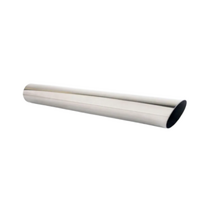 ANGLE CUT STAINLESS STEEL EXHAUST TIP - 2" INLET - 2 1/8" OUTLET (18" LONG)