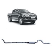 REDBACK 3" 409 STAINLESS STEEL TURBO BACK EXHAUST SYSTEM FITS TOYOTA HILUX KUN26R N70 2005-2015 - CAT/MUFFLER