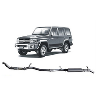 REDBACK 3" 409 STAINLESS STEEL NO CAT/MUFFLER EXHAUST SYSTEM FITS TOYOTA LANDCRUISER VDJ76R 2007-2016 WAGON (TLX40600-PM)