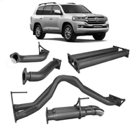 REDBACK 3" TEIN 409 STAINLESS STEEL DPF BACK EXHAUST SYSTEM FITS TOYOTA LANDCRUISER VDJ200R 4.5L V8 2015-2021 - HOTDOG