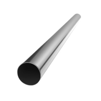 1.5" INCH (38MM) 304 GRADE STAINLESS STEEL EXHAUST PIPE TUBE 1 METRE