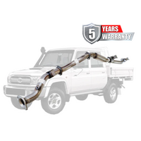 PERFORM-EX 3" STAINLESS STEEL DPF BACK EXHAUST SYSTEM FITS TOYOTA LANDCRUISER VDJ79R 4.5L V8 2016-2025 - HOTDOG (TY223-HOSS)