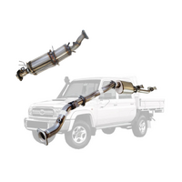 PERFORM-EX 3" STAINLESS STEEL TURBO BACK EXHAUST SYSTEM WITH DPF DUMMY DELETE FITS TOYOTA LANDCRUISER VDJ79R 4.5L V8 2016-2025 - MUFFLER