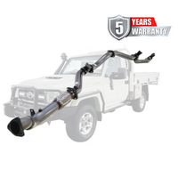 PERFORM-EX 3" STAINLESS STEEL TURBO BACK EXHAUST SYSTEM (DPF DELETE) FITS TOYOTA LANDCRUISER VDJ79R 4.5L V8 2016-2025 - NO CAT/PIPE ONLY (TY227-POSS)