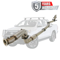 PERFORM-EX 3" TURBO BACK STAINLESS STEEL EXHAUST SYSTEM (DPF DELETE) FITS TOYOTA HILUX GUN126R 2.8L 4CYL 2015-ON - NO CAT/PIPE ONLY (TY255-POSS)