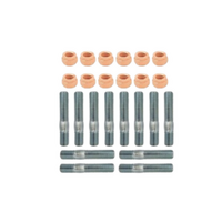 M10 X 1.25 EXHAUST MANIFOLD EXTRACTORS STUD & COPPER NUT KIT (42MM LONG)