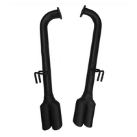 HOLDEN COMMODORE VE/VF SEDAN/WAGON SS/SV6 2 1/2" TAILPIPES WITH BLACK TIPS