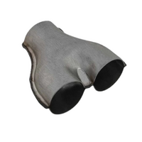 Y-PIPE PRESSED COLLECTOR - SINGLE 2.5" (63MM) INTO DUAL 2.5" (63MM)