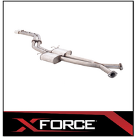 XFORCE TWIN 2.5" CATBACK 409 STAINLESS STEEL EXHAUST SYSTEM WITH STRAIGHT TAILPIPE REAR FITS HOLDEN COMMODORE VT VU VX VY VZ V8 WAGON/UTE