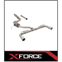 XFORCE 304 STAINLESS STEEL VAREX CAT BACK EXHAUST SYSTEM FITS VOLKSWAGEN GOLF GTi MK7 MK7.5 MK8 2013-ON