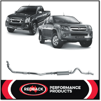 REDBACK 3" 409 STAINLESS STEEL TURBO BACK EXHAUST SYSTEM FITS HOLDEN COLORADO RC 3.0L 7/2008-5/2012
