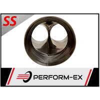 PERFORM-EX DUAL 1.75" ID IN TO 2" OD OUTLET 304 STAINLESS MERGE COLLECTOR (MC2-175200-304B)