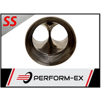 PERFORM-EX DUAL 2.25" ID IN TO 3" OD OUTLET 304 STAINLESS MERGE COLLECTOR (MC2-225300-304B)