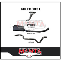MANTA COMPLETE EXHAUST SYSTEM FITS FORD FALCON XG 4.0L 6CYL UTE (MKFD0031)