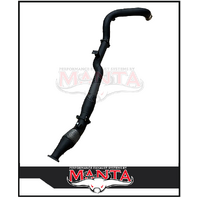 MANTA 4" TURBO BACK SIDE-EXIT EXHAUST SYSTEM (DPF DELETE) FITS TOYOTA LANDCRUISER VDJ79R 4.5L V8 DUAL CAB 2016-2025 - CAT (MKTY0383)