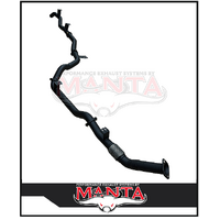 MANTA 3" DPF BACK EXHAUST SYSTEM FITS TOYOTA LANDCRUISER GDJ79R 2.8L 4CYL 10/2023-ON - PIPE ONLY (MKTY0400)