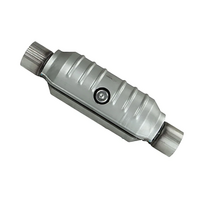 UNIVERSAL EURO 5 ROUND CAT CONVERTER - 2.5" (63MM) 400 CPSI WITH CENTRE O2 (SA5250R2C)