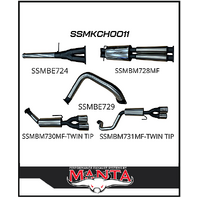 MANTA CATBACK EXHAUST SYSTEM WITH QUAD TIPS FITS CHEVROLET SILVERADO 1500 ZR1 6.2L V8 (SSMKCH0011)