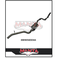 MANTA 3" STAINLESS STEEL TURBO BACK EXHAUST WITH CAT/MUFFLER FITS NISSAN PATROL Y61 GU 3.0L TD WAGON 2007-2016 (SSMKNI0046)