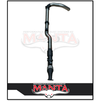 MANTA 4" TURBO BACK SIDE-EXIT EXHAUST SYSTEM (DPF DELETE) FITS TOYOTA LANDCRUISER VDJ79R 4.5L V8 SINGLE CAB 2016-2025 - CAT (SSMKTY0388)