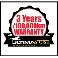 ULTIMA 4X4 HEAVY DUTY FRONT SHOCKS FITS GREAT WALL X240 2.4L 4WD 1/2009-12/2013 (400575)