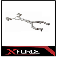 XFORCE TWIN 2.5" 409 STAINLESS STEEL CATBACK EXHAUST SYSTEM FITS HOLDEN COMMODORE VE/VF SEDAN/WAGON SS/SV6 (E4-VF72SED-CBS)