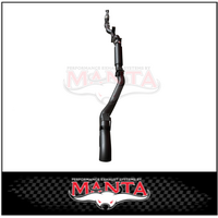 MANTA 4" TURBO BACK EXHAUST SYSTEM FITS TOYOTA LANDCRUISER VDJ79R 4.5L V8 DUAL CAB 2012-2016 - CAT/MUFFLER (MKTY0196)