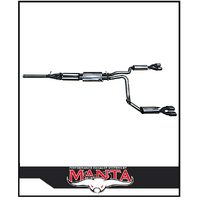 MANTA CATBACK EXHAUST SYSTEM WITH QUAD TIPS FITS CHEVROLET SILVERADO 1500 ZR1 6.2L V8 (SSMKCH0011)
