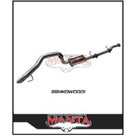 MANTA 3" STAINLESS STEEL CAT BACK EXHAUST SYSTEM FITS GWM TANK 300 2.0L 4CYL 2023-ON (SSMKGW0001)