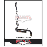 MANTA STAINLESS STEEL ENGINE BACK EXHAUST SYSTEM FITS SUZUKI JIMNY JB74 1.5L 3 DOOR 1/2018-ON (SSMKSZ0002)