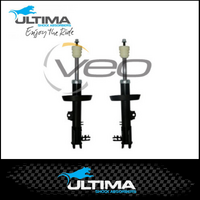 FRONT ULTIMA GAS STRUTS (PAIR) FITS HOLDEN VECTRA JR 2.5L V6 HATCHBACK 6/97-8/98