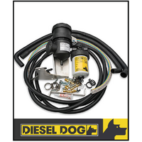 DIESEL DOG FUEL FILTER / CATCH CAN DUAL KIT FITS TOYOTA LANDCRUISER VDJ79R 4.5L V8 2007-2024 (90002)