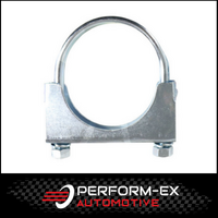 U-BOLT EXHAUST CLAMP - INSIDE DIAMETER 41MM (1 5/8" INCH) ZINC PLATED