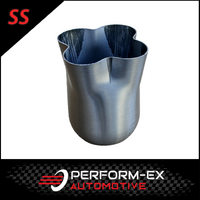 4 x 1.5" INLET 2.5" OUTLET SS 4 INTO 1 COLLECTOR CONE (CC401SS)