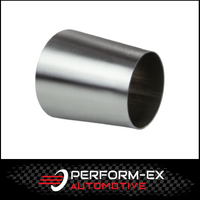 REDUCER TAPERED CONE - 2.5" (63MM) TO 2" (51MM) X 4" LONG (304 STAINLESS STEEL)