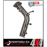 3" DPF DELETE PIPE 304 STAINLESS STEEL FITS TOYOTA PRADO GDJ150R 2.8L 1GD-FTV 2015-ON