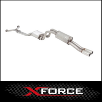 XFORCE 409 STAINLESS STEEL TWIN 2 1/2" CAT BACK EXHAUST SYSTEM (MEDIUM SOUND) FITS FORD FALCON BA BF XR8 UTE